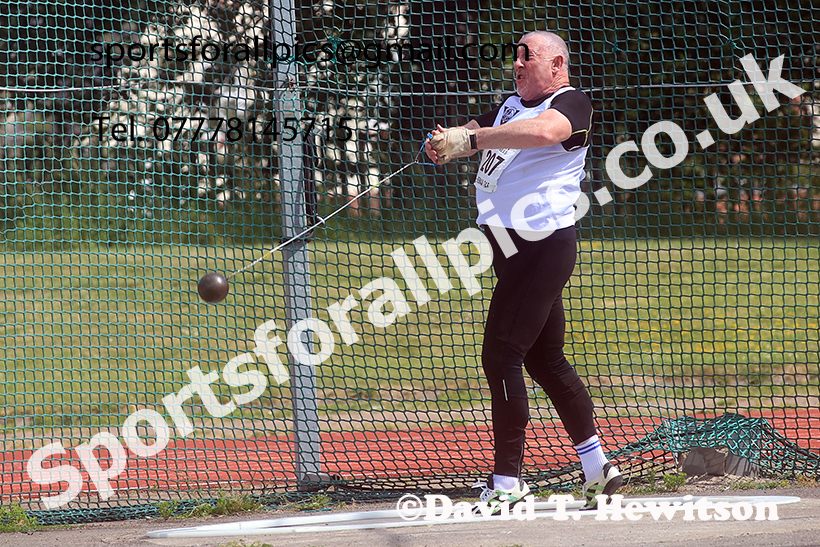 Hammer, 2025 NEMAA Track and Field, Monkton. Photo: David T. Hewitson/Sports for All Pics